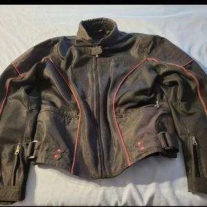 Embroidered Poker run motorcycle jacket